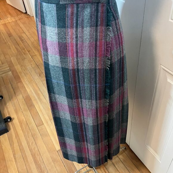 Vintage Evan Picone Wool Blend Skirt Vintage Sz 14 Modern Sz 2 - Picture 5 of 7